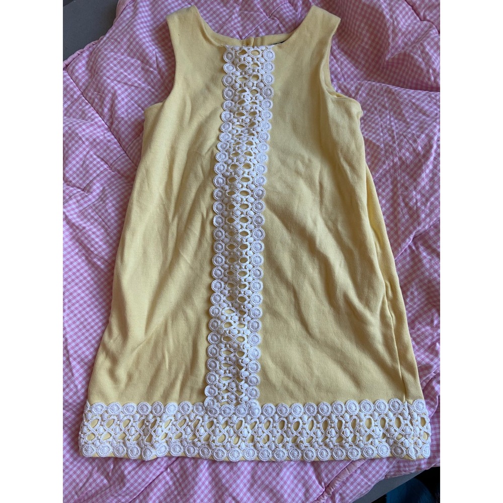 Hartstrings‎ light yellow shift dress heavy cotton